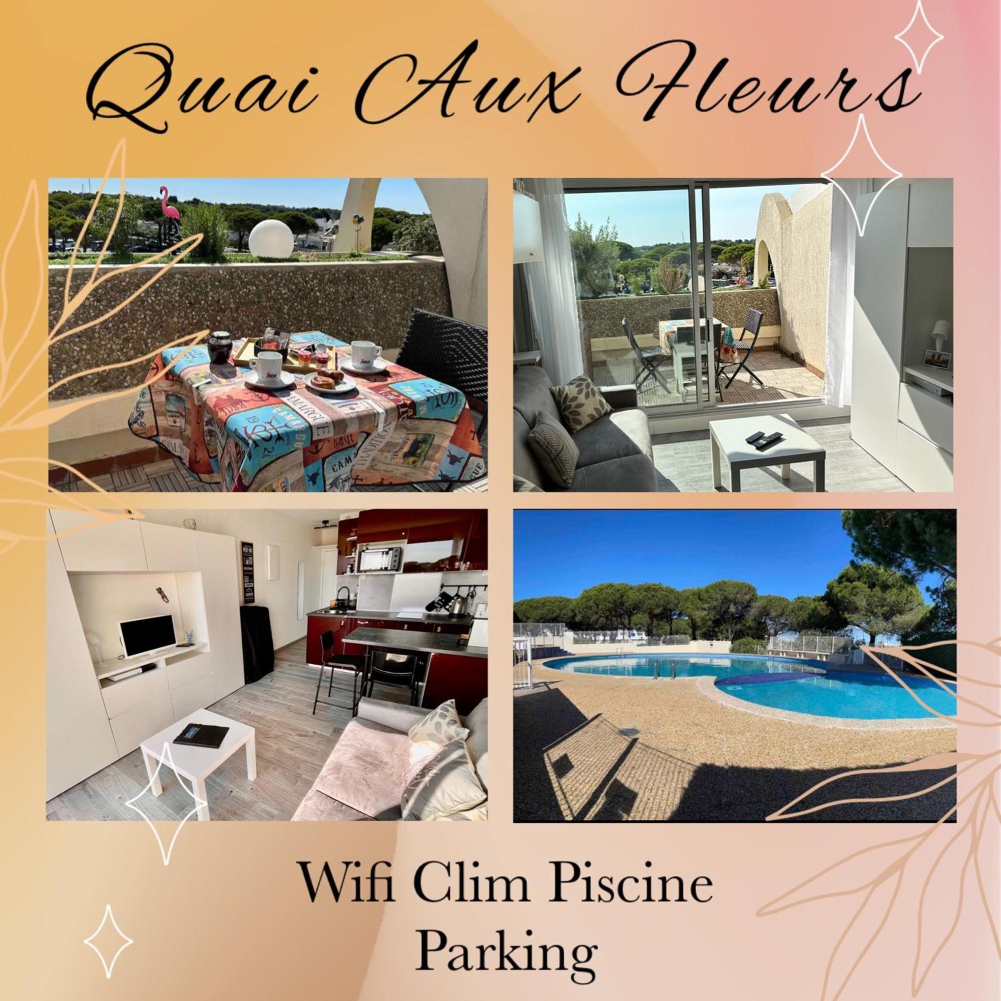 Superbe Studio, Terrasse, Piscine, Parking Le Grau-du-Roi Esterno foto